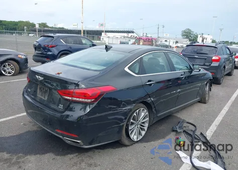 2017 Genesis G80 3.8 из США, поврежденный, VIN KMHGN4JEXHU205813